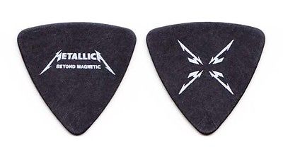 Metallica Robert Trujillo Beyond Magnetic Black Bass Guitar Pick - 2012 Tour