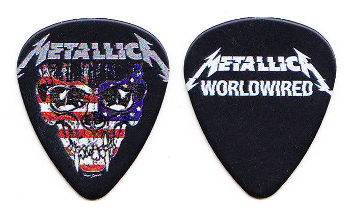 Metallica Hardwired...To Self-Destruct USA Skull Promo Guitar Pick - 2017