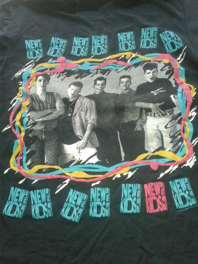 New Kids on the Block Medium Shirt with a Poster& Collectible Cards Lot Sale!