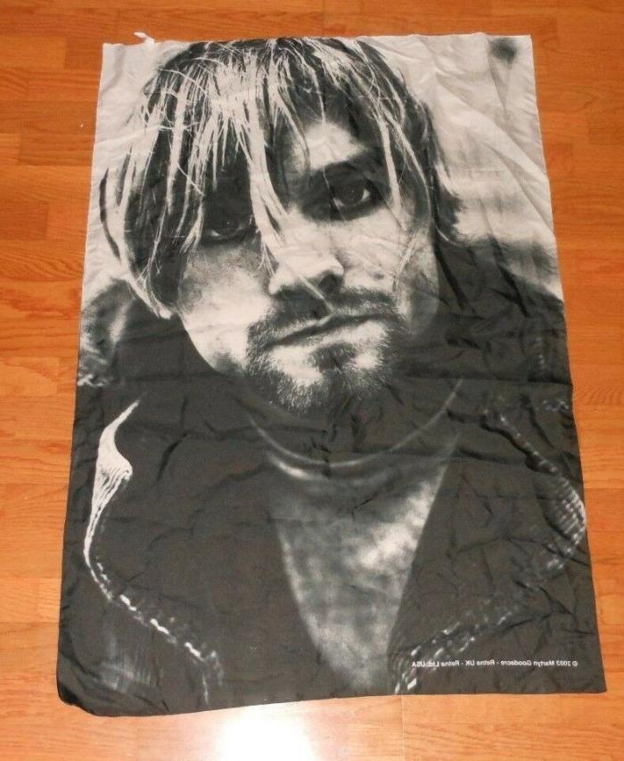 Vintage Nirvana Kurt Cobain Fabric Poster Flag Tapestry