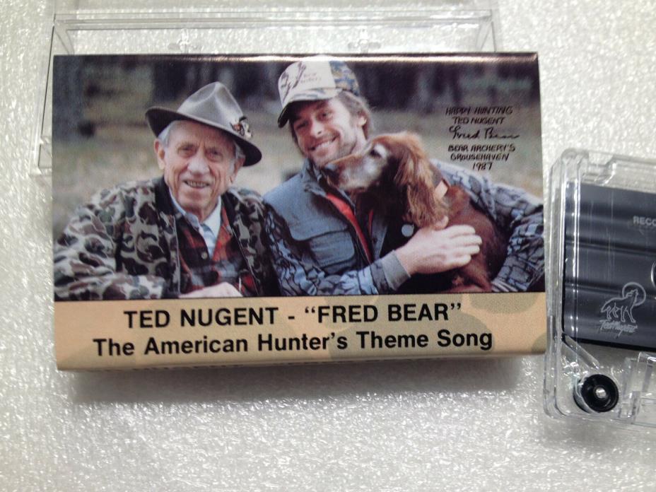 Ted Nugent Fred Bear Cassette Tape, original first release