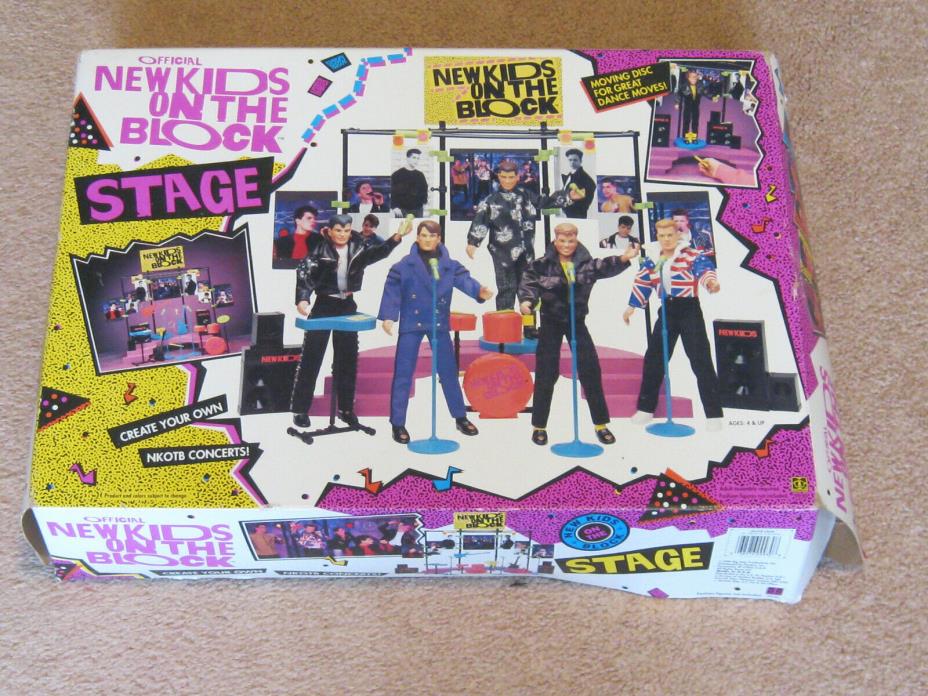 OFFICIAL  NEW KIDS ON THE BLOCK  STAGE  1990 BIG STEP PRODUCTIONS