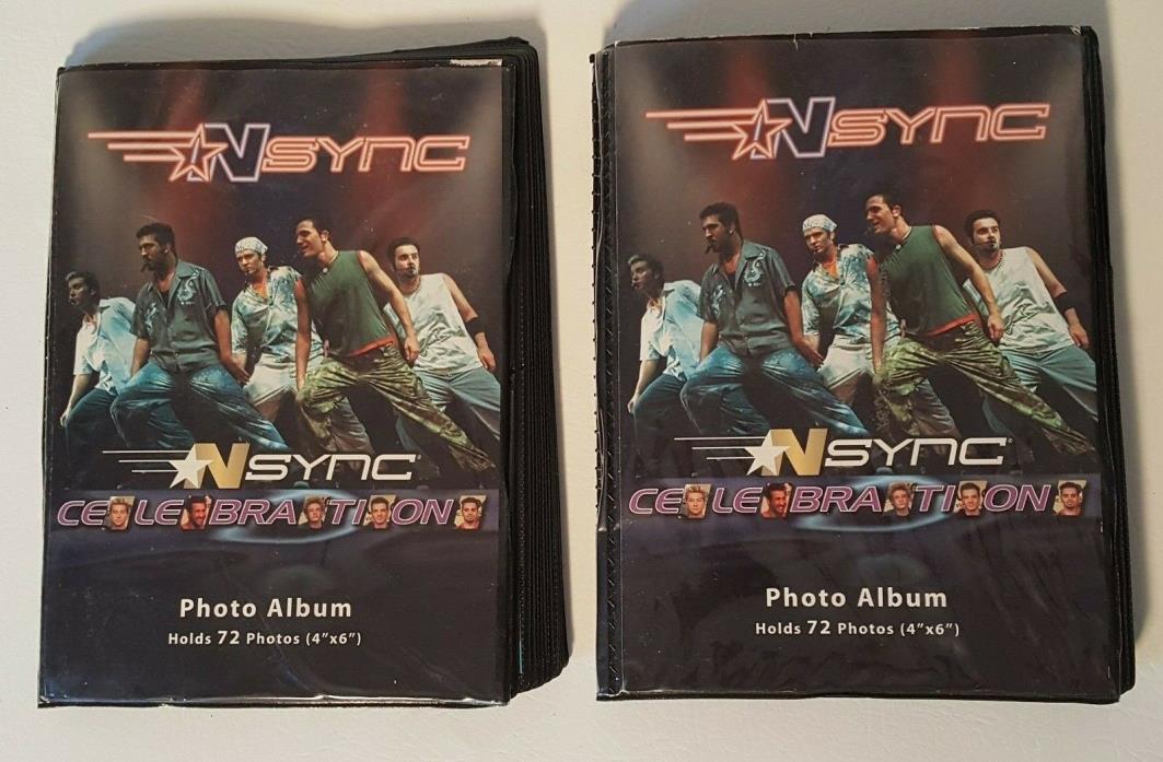 Rare NSYNC 109 Photos - 2 Celebration Photo Albums Vintage Timberlake Trading
