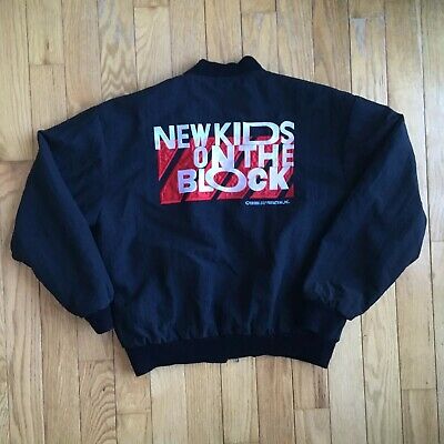 Vintage 1989 New Kids On The Block NKOTB Hangin Tough Tour Jacket Large