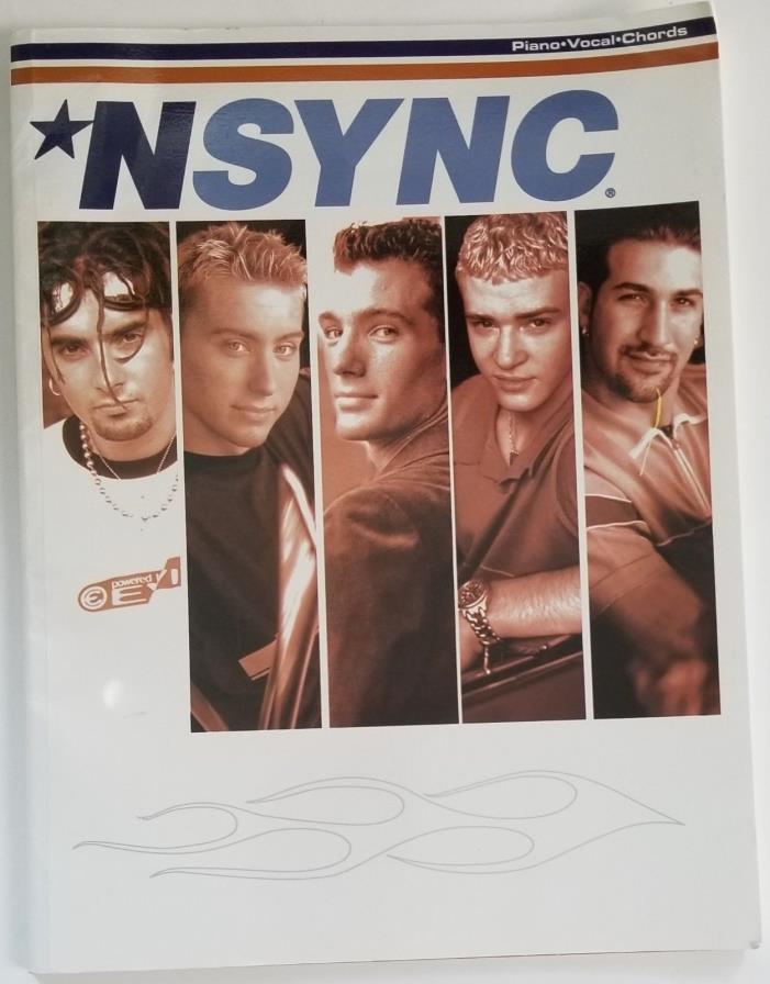 1999 NSYNC Piano Vocal Sheet Music Song Book Boy Band 90s w/ Photos !