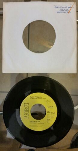 ELVIS PRESLEY YOU DON'T HAVE TO SAY YOU LOVE ME / PATCH IT UP PROMOTIONAL NFS 45