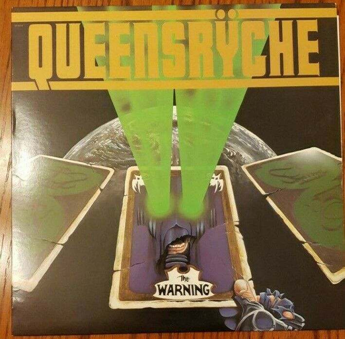 Queensryche The Warning Autographed Signed LP Record Vinyl By 5