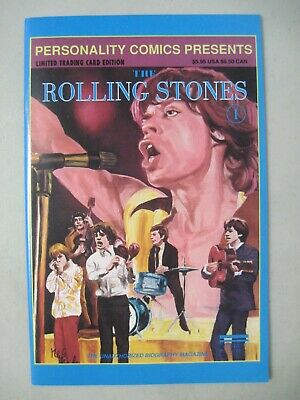 THE ROLLING STONES #1 LIMITED TRADING CARD EDITION 1992 PERSONALITY COMICS