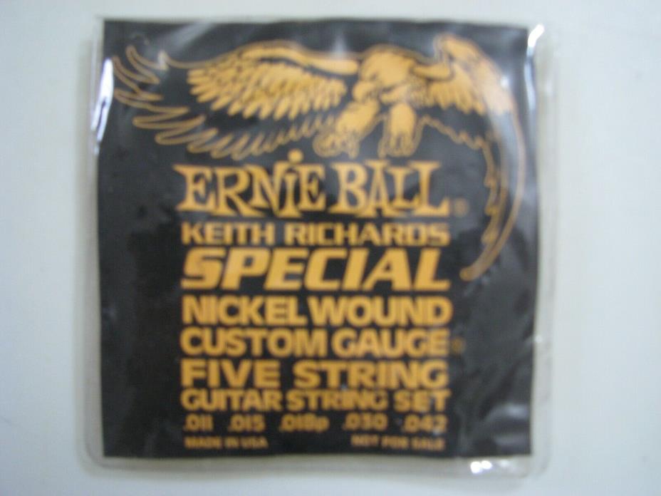 KEITH RICHARDS USED SET OF ERNIE BALL GUITAR STRINGS