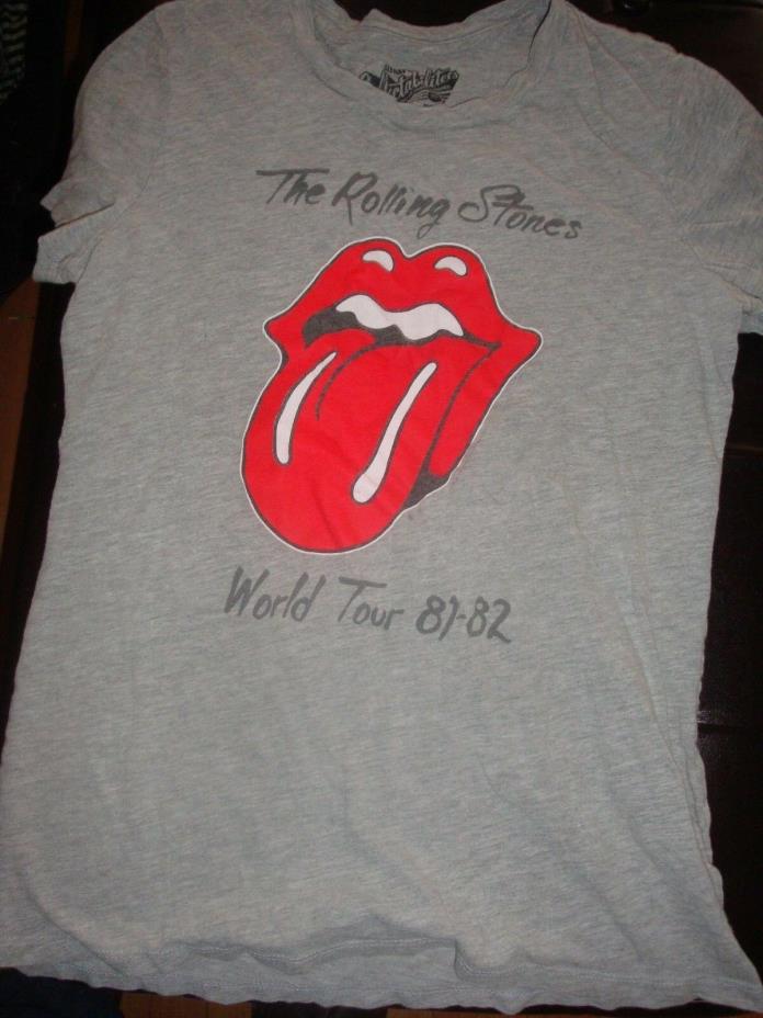 Awesome Retro Rolling Stones World Tour 81-82 T-Shirt, Size Small, Good Shape!