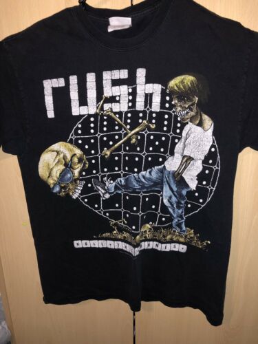 Rush Roll The Bones Pushead Tour Shirt Vintage Size M