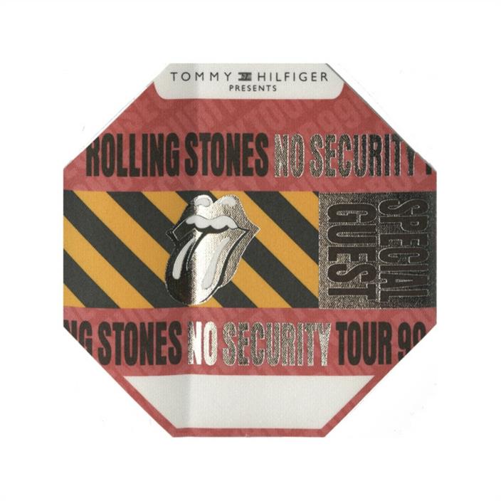 Rolling Stones authentic Special Guest 1999 tour Backstage Pass