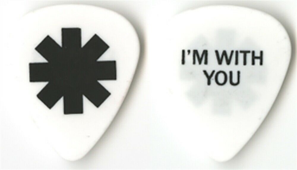 Red Hot Chili Peppers Josh Klinghoffer 2012 tour I'm With You white Guitar Pick