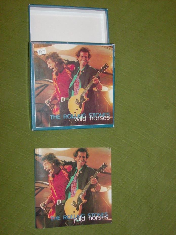 ROLLING STONES WILD HORSES LYRIC BOOK W/ PHOTOS IN BOX UFO MUSIC LTD LONDON 1995