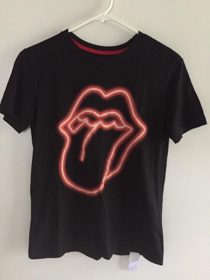 Rolling Stones T-Shirt - Boy's Large 10/12 - Black