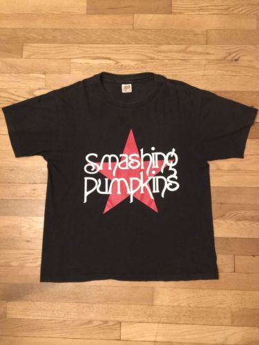*Vintage 90s* Smashing Pumpkins Just Say Maybe T Shirt Anvil USA Men's XL Cotton