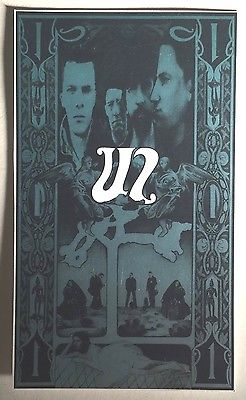 U2-HARRADINE(BRITISH) HANDBILL COMMEMORATIVE POSTER SAMPLE; 3 1/2