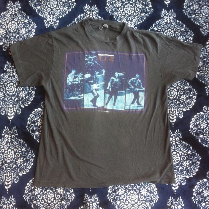 U2 Shirt The Joshua Tree USA Fall Tour 1987 Concert Vintage Size Medium