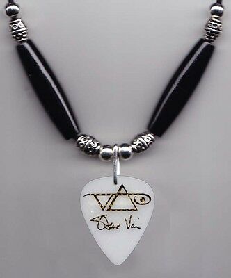 Steve Vai Signature Hieroglyph White Guitar Pick Necklace