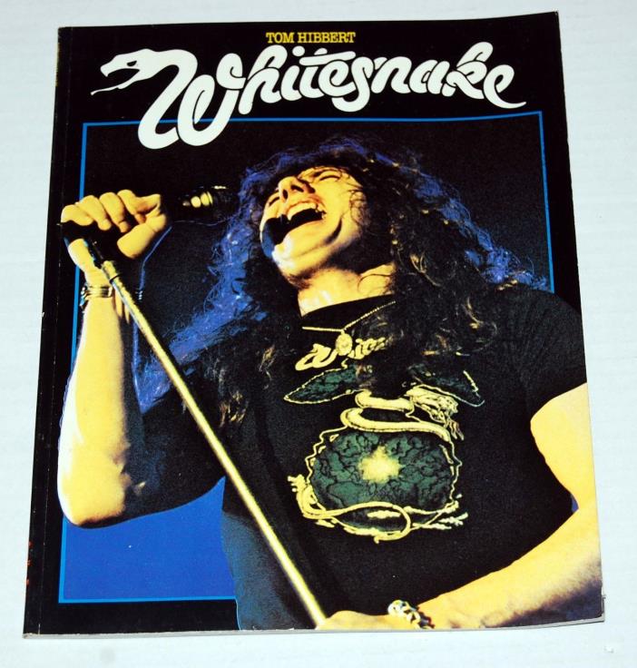 WHITESNAKE David Coverdale 1981 UK Softcover Photo Book Omnibus Tom Hibbert