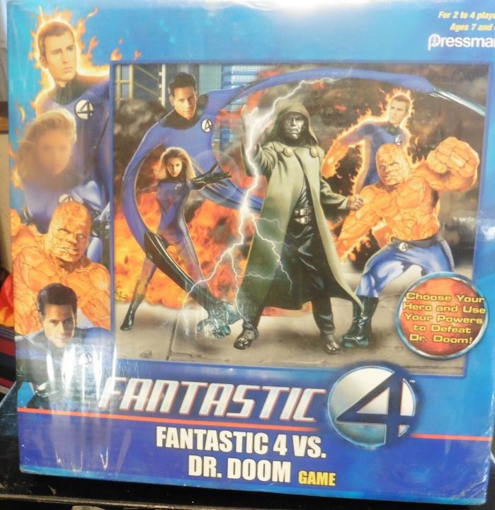 FANTASTIC FOUR VS. DR. DOOM BOARD GAME, NEW & STILL SEALED ORIGINAL SHRINK WRAP