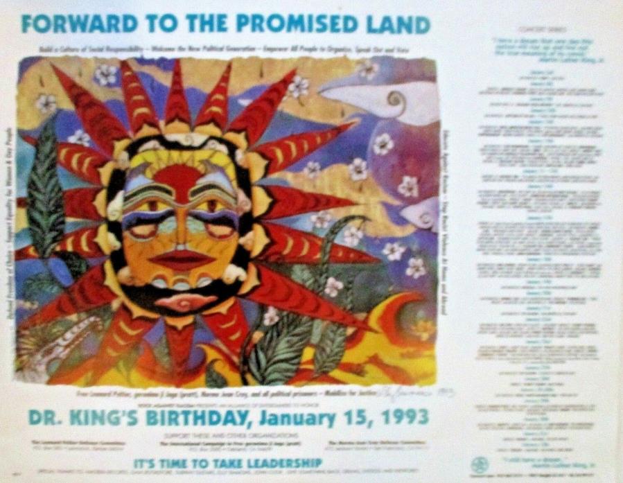 Martin Luther King's Birthday Concert Series | Orig. 1993 Poster | Signed*