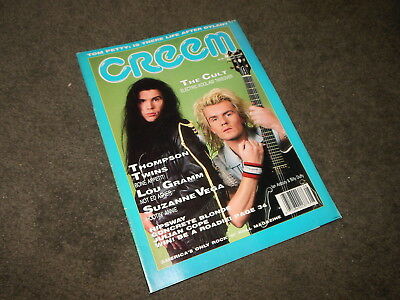 CREEM Aug 1987 Magazine CULT Suzanne Vega Thompson Twins Ramones Tom Petty