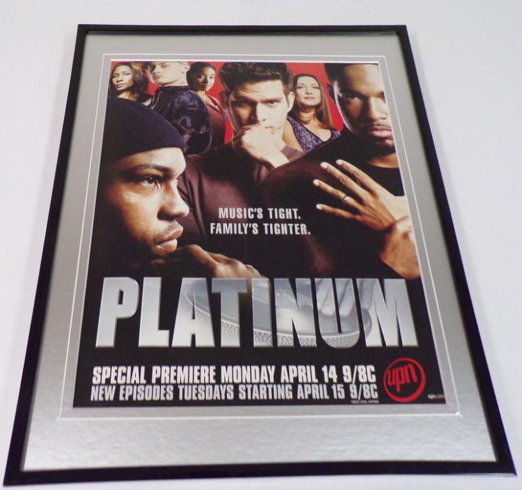 Platinum 2003 UPN 11x14 Framed ORIGINAL Advertisement
