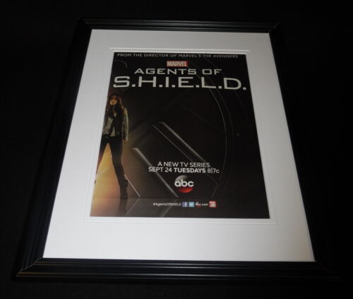 Agents of SHIELD 2013 Premiere ABC Framed 11x14 ORIGINAL Advertisement Marvel