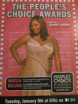 Queen Latifah, People's Choice Awards, Full Page Promotional Ad
