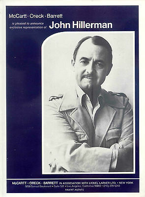 '83 RARE JOHN HILLERMAN aka 'Magnum P.I's' 