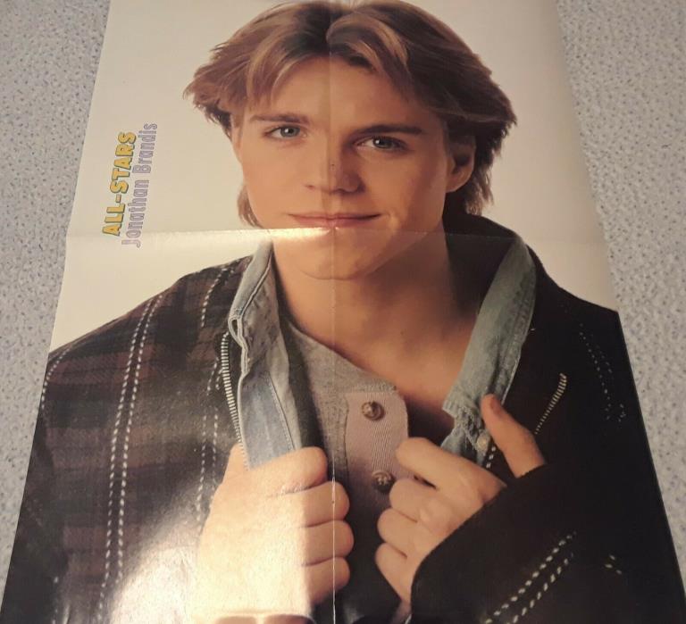 JONATHAN BRANDIS 4 PAGE POSTER CLIPPING FROM A MAGAZINE 90'S CLOSE UP