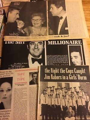 Jim Nabors, The Andy Griffith Show, Lot of FOUR Full Through Four Page Clippings