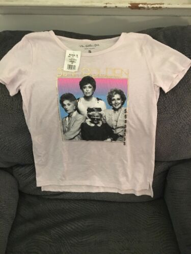 BRAND NEW W/TAGS - THE GOLDEN GIRLS Stay Golden T-shirt SMALL