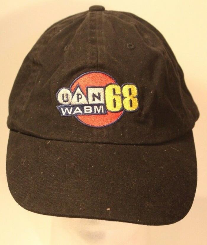 UPN 68 Television WABM Hat Cap Black Birmingham Alabama TV Channel
