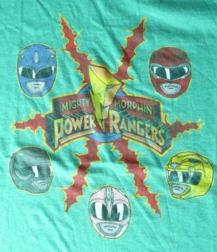 POWER RANGERS T-Shirt NEW Mighty Morphin L Kitschy Great Graphics FREE SHIPPING
