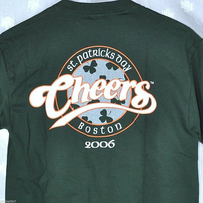 Cheers Boston St Patricks Day 2006 S T-Shirt Small Bull & Finch Tv Pub Bar NOS