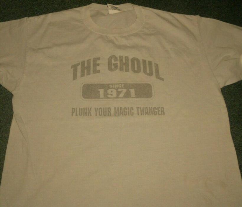 The GHOUL--Since 1971 Magic Twanger T-Shirt--Cleveland & Detroit TV--Size Large
