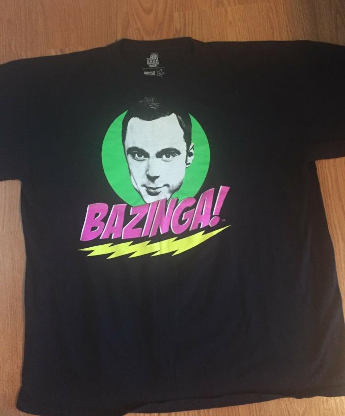 Bazinga Big Bang Theory T-Shirt Men's XL