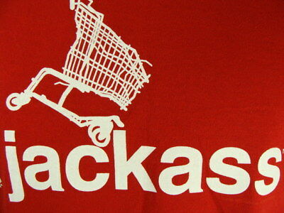 JACKASS MTV 2000 Red T-Shirt Medium Combine Shipping