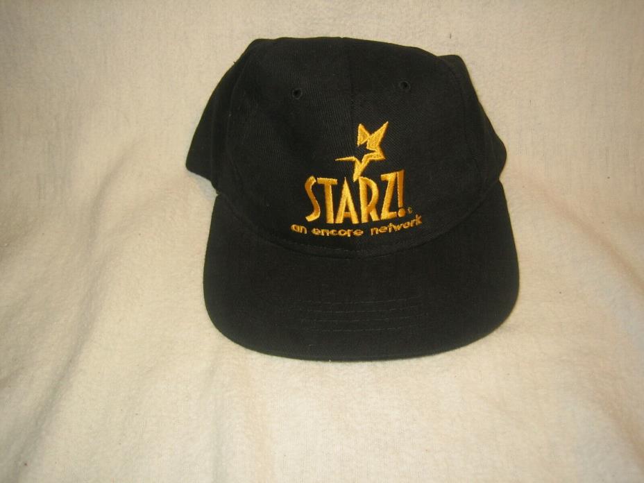 STARZ AN ENCORE NETWORK Baseball Cap  BLACK New!