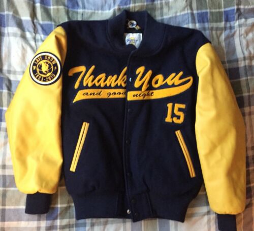 2015 Late Night With DAVID LETTERMAN Golden Bear Made in Usa jacket varsity
