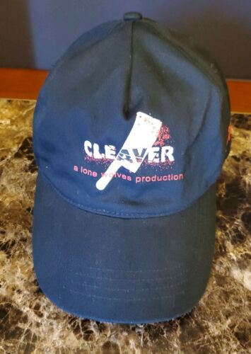 The Sopranos TV Show HBO Limited Edition Cleaver Hat Cap Black Rare cast crew