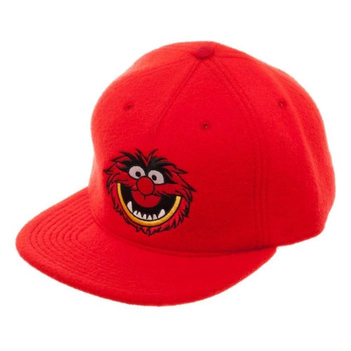 Brand New Men's Disney  Muppets Animal Embroidered Adjustable Snapback Cap Hat