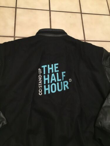 Rare NWT Comedy Central The Half Hour Stand Up Humor Jared Logan Varsity Jacket