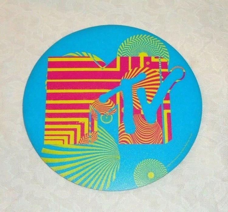 2007 CLASSIC MTV MUSIC TELEVISION MOUSE PAD - 8 INCH ROUND