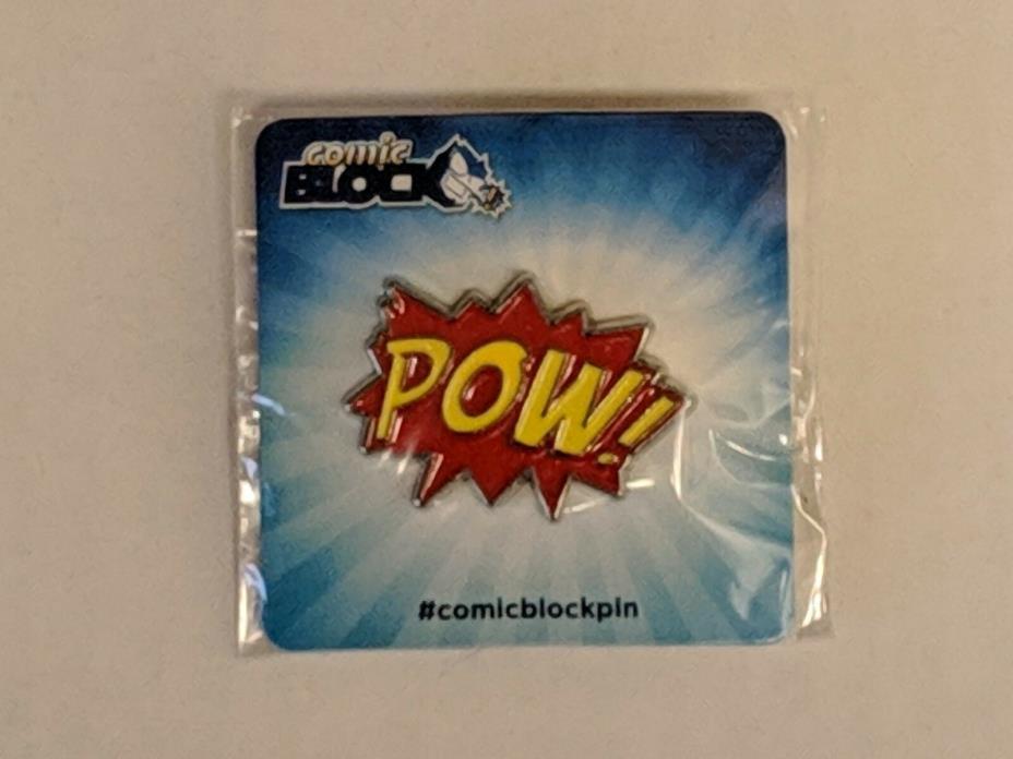 POW COMIC BOOK STYLE COLLECTORS PIN PENNY ROYAL COMIC BLOCK NEW SEALED