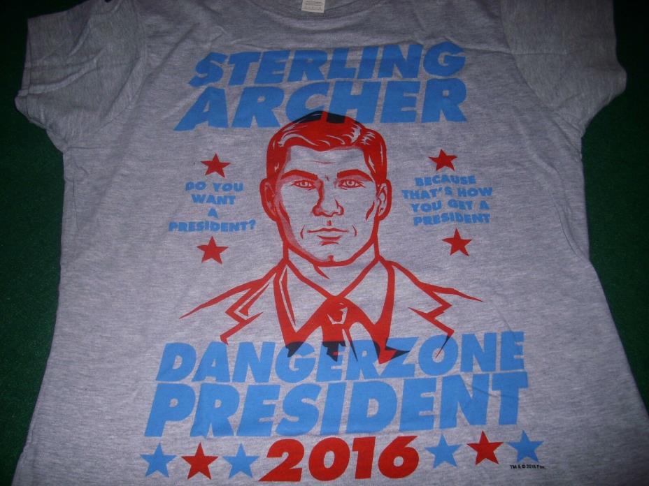Archer for President - T-Shirt Women's Large - New