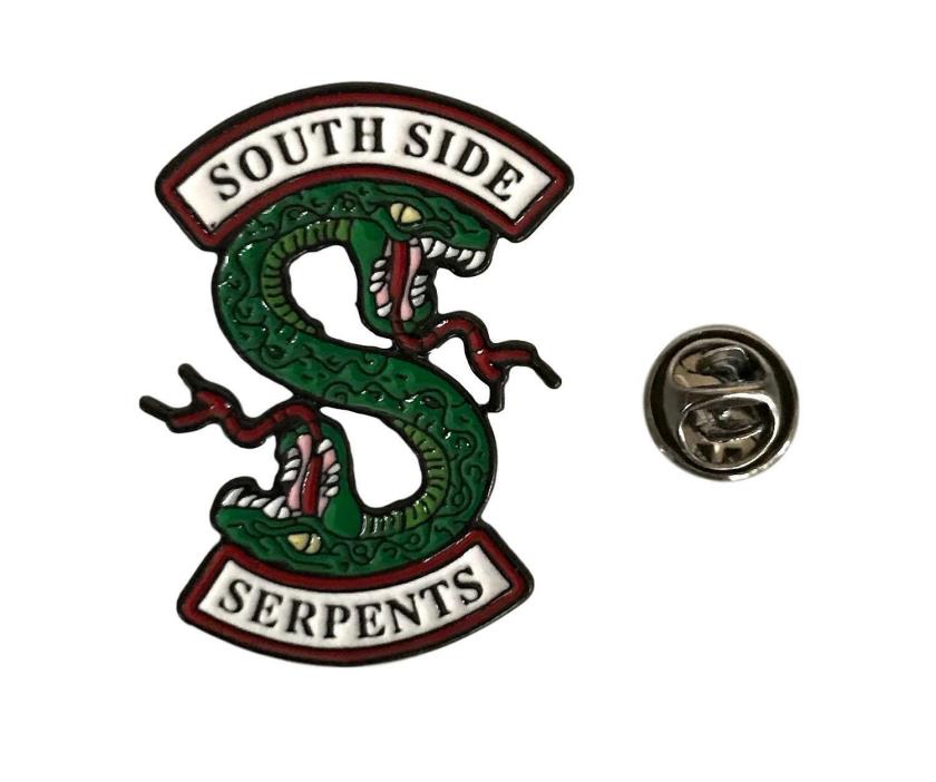 Riverdale South Side Serpents Metal Lapel Pin With Enamel Finish