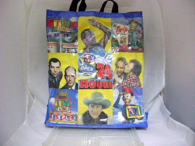 Vinyl Tote Bag-1960's /Archie Bunker/Gunsmoke/Dragnet/TV Land